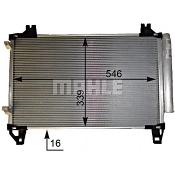 Radyatör Klima Yarıs 06-12 Benzinli Brazıng (Oem No: 88460-52110)