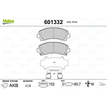 Fren Balata D Max Takım 10-15 Ön (Oem No: 8980791040)