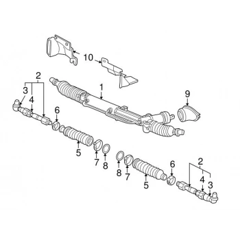 Dıreksıyon Rot Körügü Sag Vw A4 Bm 00- (Oem No: 8E0419831B)