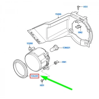 Ford Focus 2008  Sis Far Çerçevesi Krom (Oem No:8M5115B200Acsmas)