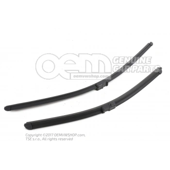 Golf5 Jetta Caddy 2004 2006 Silecek Süpürgesi Ön Takım 3397118936   119355  (600 X 475 Mm) (Muz Tıp) (Oem No:8P0998002)