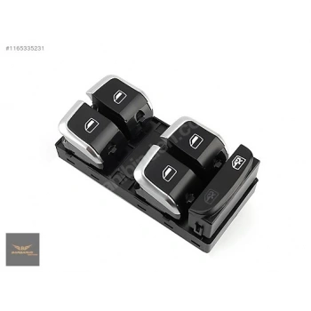 Cam Dügmesı Dörtlü / Krom Vw Q3 Bm 12- (Oem No: 8U0959851)