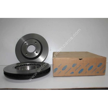 Fren Diski Ön Adet / 257.9 Mm Ford Fıesta Bm 08-17 (Oem No: 8V51 1125 Ad)