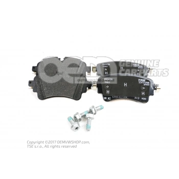 Fren Balata A4 / A5 / Q5 / Q7 15Sonrası Arka (Oem No: 8W0698451Q)