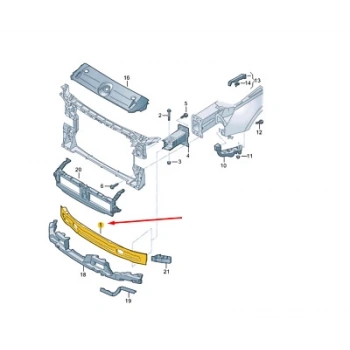 Tampon Demırı Ön Vw A4 Bm 15- (Oem No: 8W0807113)