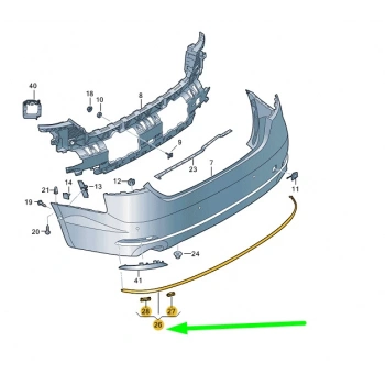 Bagaj Trımı Vw A5 Bm 15- (Oem No: 8W6853551A2Zz)
