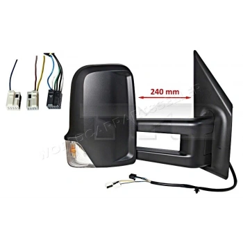 Mercedes Sprınter Elektrıklı Ayna 2019--Den İtibaren; Isıtmalı Sinyalli Uzun Kol Sol 9108108102 (Oem No: 9108108102)