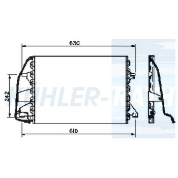 Radyatör Klima Escort Vıı  95-99 1.6 16V-1.8 Brazıng (Oem No: 91Ag19710Ad)