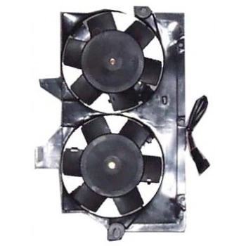 2002-2006 Ford Transit V184 Klima Fan Davlumbazı Komple Çiftli Motorsuz (Traveller Tipi) (Tw) (Adet) (Oem No:94Vb8C607Cg)