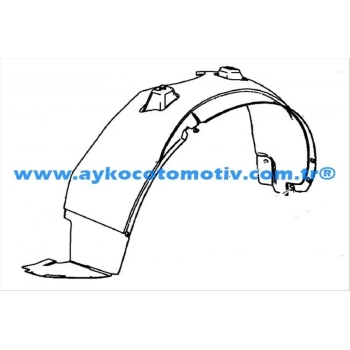 Çamurluk Davlumbazı Ön Sol Opel Captıva B Bm 11- (Oem No: 95062929)