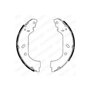 Fren Balata Scudo  96-06 / Expert 96-06 / Jumpy 96-06 Pabuç Arka (Oem No: 9569692680)