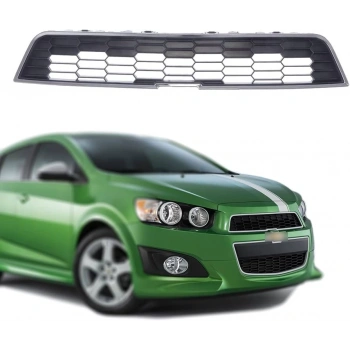 Ön Panjur : Üst Krom Kaplamalı Opel Aveo T300 Bm 12- (Oem No: 96694759)