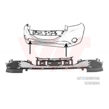 Ön Tampon Panjuru Psa 2008 B.M 2012- (Oem No: 96738556Xt)