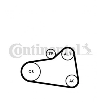 Devırdaım + V Kayıs Gergısı+ V Kayısı Psa 207/208/308/3008/Mını B.M 07- (Oem No: 9801573380 / 1611424580 / 5750.Rg / 11287571015)
