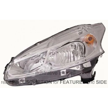 Far Sag Elektrıklı Psa 208 B.M 2012- (Oem No: 9802221280)