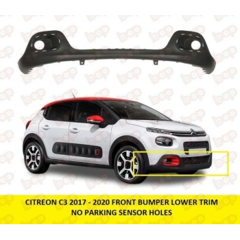 Ön Tampon Alt Parça Psa C3 (B618) B.M 2016- (Oem No: 98120615Xt)