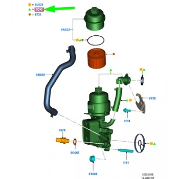 Yag Sogutucusu Komple (1103.S3) (9810152980) Ford Mondeo/Focus/Kuga/C4/C5/407/508/S40/V50 2,0 Tdcı 06- (Oem No: 9M5Q 6L625 Ab)