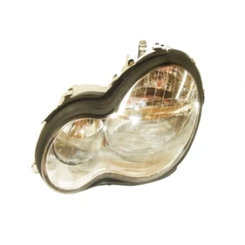 2003-2007 Mercedes C Class W203- Far Lambası Sol Vakum Ayarlı-Merceksiz-Şeffaf Cam-5Pinli(H7-H7) (Adet) (Oem No:A2038203161)