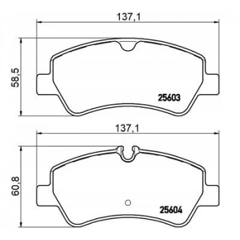 Fren Balata Transıt Custom 12Sonrası Arka (Oem No: Bk212M008Aa)