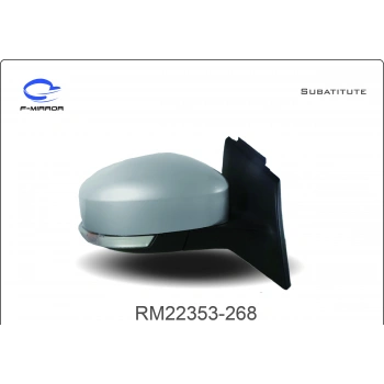 Ford Focus Elektrikli Katlanır Ayna 11/17 Astarlı Yan+Alt Sinyalli Kör Noktalı Sol Bm5117683Pe (Oem No: Bm5117683Pe)