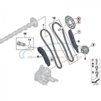 Eksantrık Mılı Zıncır Dıslısı Bmw F20 Lcı-F21 Lcı-F22-F23-2F45-F46-F30-F30 Lcı-F31-F31 Lcı-F34-4F32-F33-F36-F10 Lcı-F11 Lcı-G30-G31-G11-G12-X1 F48-X3 F25-X4 F26 B47 14-19 (Oem No: Bmw 11318518181)
