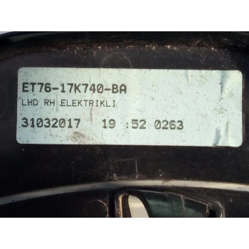 Ayna Camı Sağ Ford Courıer Bm 14- (Oem No: Et76 17K740 Ba)