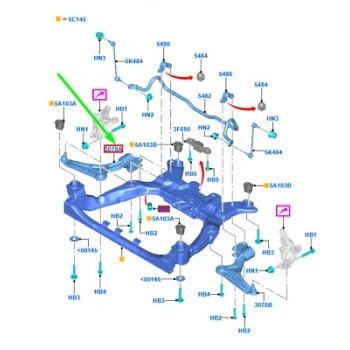 Salıncak Ön Sag Rotıllı Alemınyum Ford Mondeo Bm 14- (Oem No: Fg9C 3A052 Anc)
