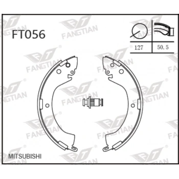 Fren Balatası L200 00-05 Arka Papuç 4X2 None (Oem No: Ft056)