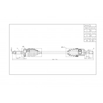 Mil Aks Elantra 201115 Lh Absli None (Oem No: Jpı101057)