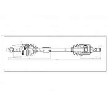 Mil Aks Prımera P11 96-02 1.6 Rh 1.8 Absli None (Oem No: Jpı101155)
