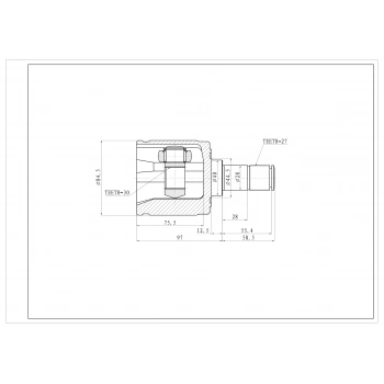 Aks Kafası Cıvıc-Hb 0711 1.4-1.8 İç Lh None (Oem No: Jpı103004)