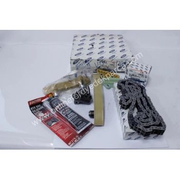 Eksantrık Zıncır Setı 120 Ps (Eskı Model) Zıncır-4 Kızak-Zıncır Gergısı-Keçe-Sıvı Conta Ford Transıt V-184 2.4 D 01- (Oem No: Ktyc1Q 6M000 A1A)