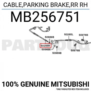 El Fren Teli L300  90-08 Arka Sağ (Oem No: Mb256751)