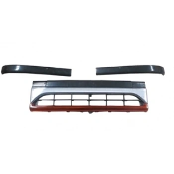 1998-2006 Mitsubishi Canter Fe635659 Ön Panjur Sarı-Beyaz Reflektörlü Klipsiz Mitsubishi Yazılı)(Fpı (Adet) (Oem No:Mc139303)