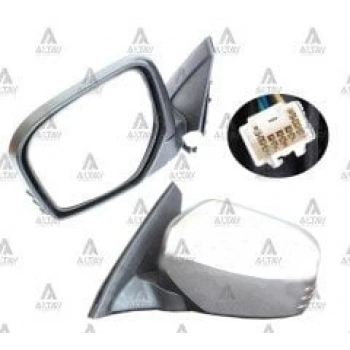 Dış Dikiz Aynası L200 06-14 Elektrikli Isıtmalı Otomatik Katlanır Krom Sol (Oem No: Mn167429T)