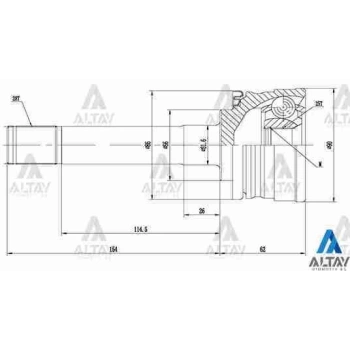 Aks Kafası Dış L200 02-06 Magnum /28×56X25 (Oem No: Urw21-06048)