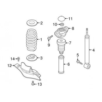 Amortisör Darbe Takozu Arka Passat None (Oem No: Vw-1T0511359)