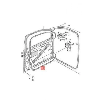 Kapı Fitili Caddy Ön None (Oem No: Vw-2K0837701)