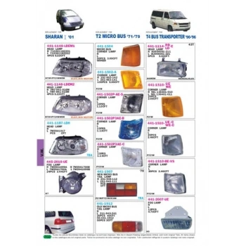 Sinyal Sağ Beyaz Wv Transporter Transporter T490- None (Oem No: Vw-441-1510R-Be-Vs)