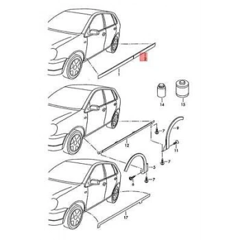 Tampon Bandı Polo 07-10 Sol None (Oem No: Vw-6Q0853073A)