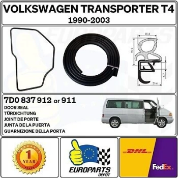 Ön Kapı Lastiği Transporter T4None (Oem No: Vw-7D0837912)