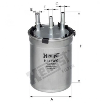 Yakıt Filtresi Audi A1 1.6 None (Oem No: Vw-H377Wk)