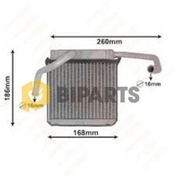 Kalorıfer Radyatörü (Uj08-61-A10A) Ford Ranger/Mazda Bt 50 2,5-3,0 Tdcı 98- (Oem No: Xm34 18476 Cb)