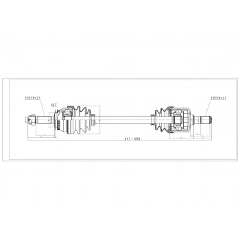 Mil Aks Hyundai Coupe 200109 1.6 Sol  Absli (Oem No:224162)
