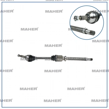 Aks Komple V362   2.2Tdcı / Custom 2.0 Ecoblue 2015 Sonrası Ön Sağ 1092Mm (Kısa Sase) (Oem No:Bk213B436Ab)