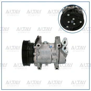 Klima Kompresoru Clio I Iı  / Symbol 1.4-1.6 16V-1.5 Dcı 2001 Sonrası Kango 1.4-1.6 16V-1.5 Dcı 97=125Mm 6 Kanal (Oem No:7700273801)