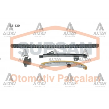 Eksantrik Zincir Seti Corolla 2004-2006 / 2006 Sonrası 1.4 Dizel / Auris / Yaris 1Ndtv (4 Parça) (5 Vites Araçlar İçin) (Oem No:1350633020)