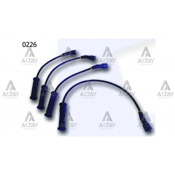 Buji Kablosu Takım Megane I  1996-2003 / Clio Iı 1998-2005 / R19 88-2000 1.6 8V (Oem No:7700273226)