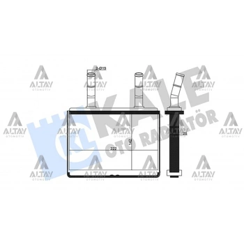 Radyatör Kalorifer H-100 Kamyonet 2005-2018 / Bongo 2004 Sonrası (Oem No:973184F000)
