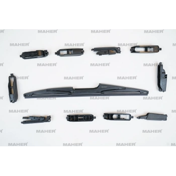 Silecek Süpürgesi Plastik Tip 10 Aparatlı 13 Arka (330Mm)